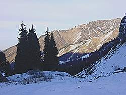 Bergtocht in de winter