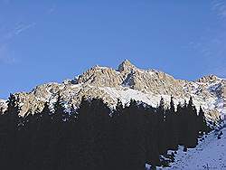 Bergtocht in de winter