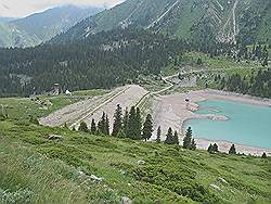 Big Almaty Lake - de stuwdam