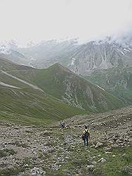 Great Almaty Peak - prachtige uitzichten op de terugweg