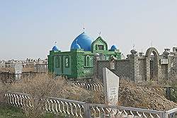 Charyn Canyon - onderweg; orthodoxe begraafplaats