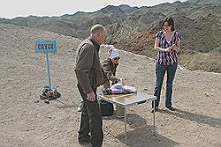 Charyn Canyon - kopje thee voordat we de canyon ingaan