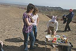 Charyn Canyon - lunchen met een uitzicht