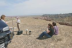 Charyn Canyon - lunchen met een uitzicht