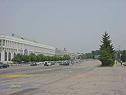Almaty - republiek plein, geschikt voor de 1 mei parade