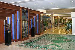 Het Radisson/ SAS hotel - lobby