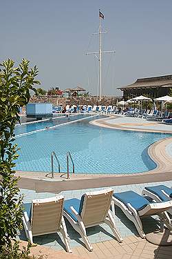 Het Radisson/ SAS hotel - zwembad
