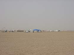 Omgeving van Kuwait - kamperen