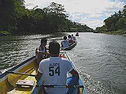 Pagsanjan - terugslepen naar de Pagsanjan Falls lodge