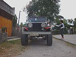 Mount Pinatubo - met de Jeep naar het begin van het looppad