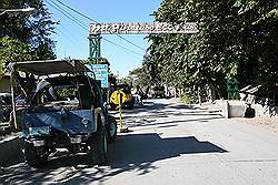 Mount Pinatubo - ingang van het natuurreservaat