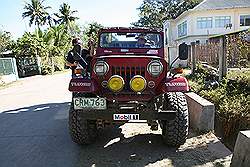 Mount Pinatubo - de Jeep die ons naar de voet van de berg brengt