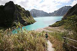 Mount Pinatubo - het kratermeer