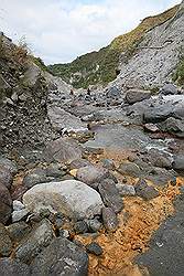 Mount Pinatubo - terugweg; aparte kleuren