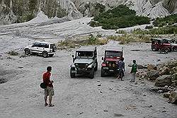 Mount Pinatubo - eindelijk; een zitplek
