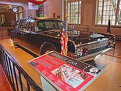 Henry Ford museum - de auto waar President Kennedy in werd vermoord