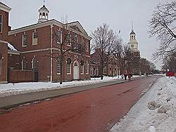 Henry Ford museum - weer buiten in de echte sneeuw