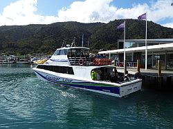 De boot naar Queen Charlotte Track