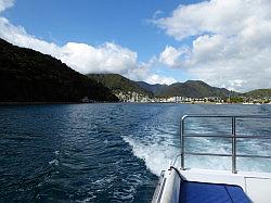 De boot naar Queen Charlotte Track