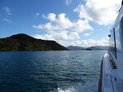 De boot naar Queen Charlotte Track