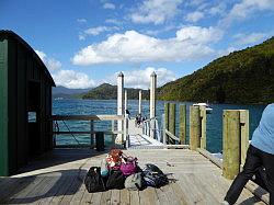 De boot naar Queen Charlotte Track