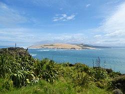 De ingang van Hokianga Harbour