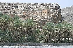 Jabal Shams - een verlaten dorp in de Wadi Ghul