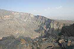 Jabal Shams - de grand canyon