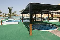 Muscat diving center - het zwembad