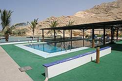 Muscat diving center - het zwembad