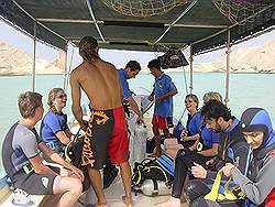 Muscat diving center - duiken vanaf de boot