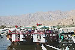 Musandam - dows; houten boten