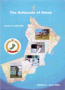 Wegenkaart van Oman