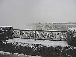 Niagara Falls in de winter