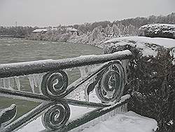 Niagara Falls in de winter