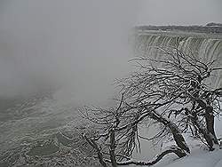 Niagara Falls in de winter