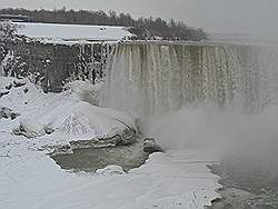 Niagara Falls in de winter