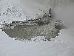 Niagara Falls in de winter