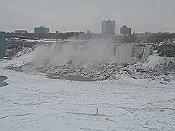 Niagara Falls in de winter