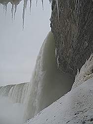 Niagara Falls in de winter