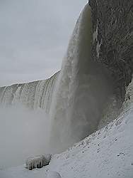 Niagara Falls in de winter