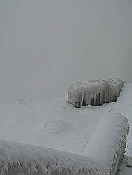 Niagara Falls in de winter