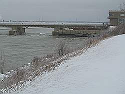 Niagara Falls in de winter