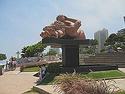 Lima - de wijk Miraflores; lovepark