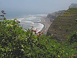 Lima - de wijk Miraflores; de kust