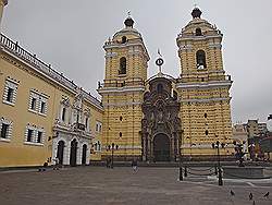 Lima - het oude centrum; San Franciso klooster