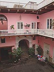 Lima - het oude centrum; mooi huis met mooie binnenplaats