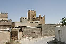 Het oude fort bij Umm Salal Mohammed