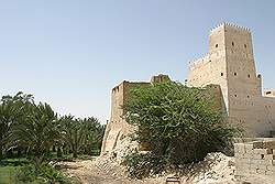 Het oude fort bij Umm Salal Mohammed