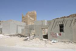 Het oude fort bij Umm Salal Mohammed